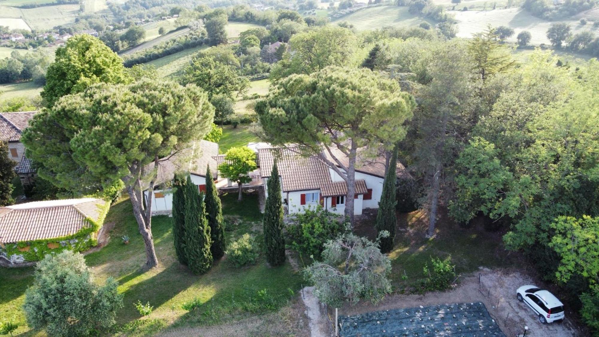 La Villa Del Nonno Montefelcino Exterior foto